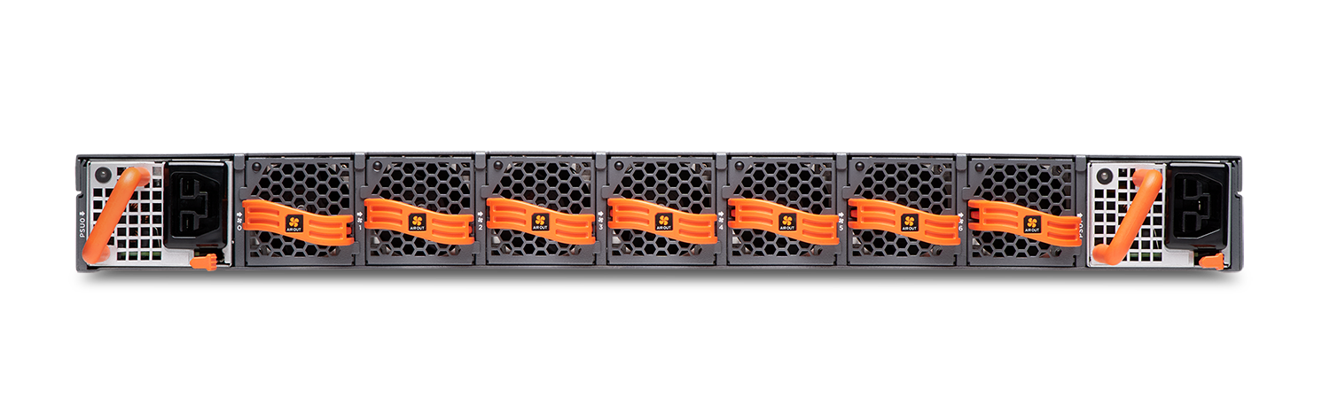Juniper QFX5241-32OD rear view Juniper QFX5241-32OD rear view